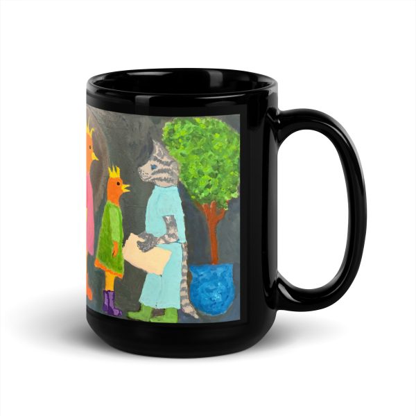 Black Glossy Mug - Image 11