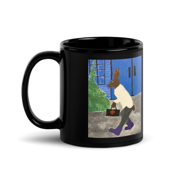 Black Glossy Mug - Image 2
