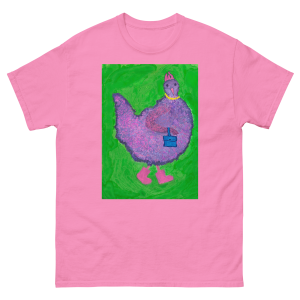 Minerva goes shopping - Light Pink/Unisex T-shirt