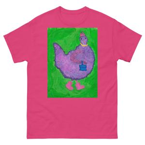 Minerva goes shopping - Bright pink/Unisex T-shirt