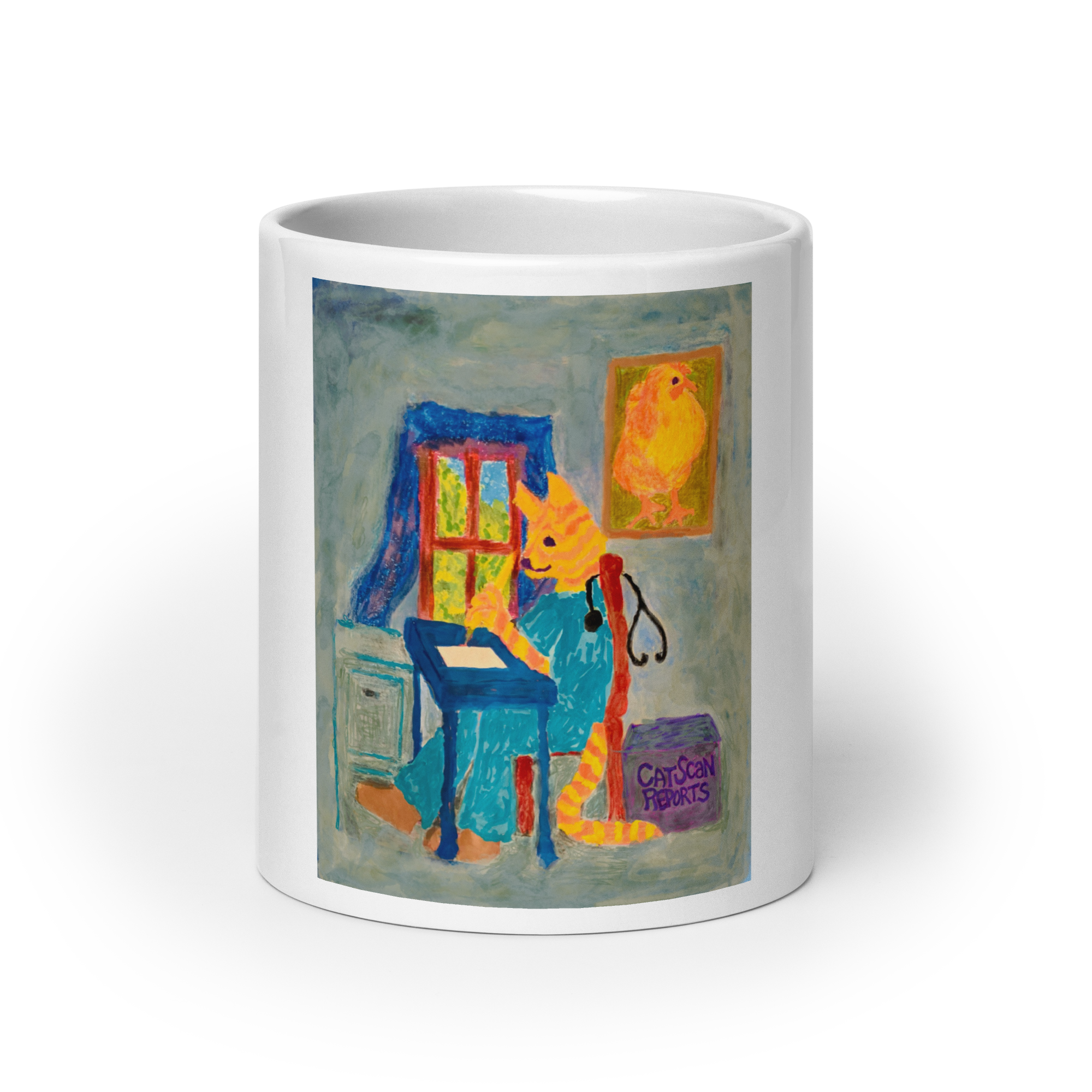 Charlie doing paperwork Mug