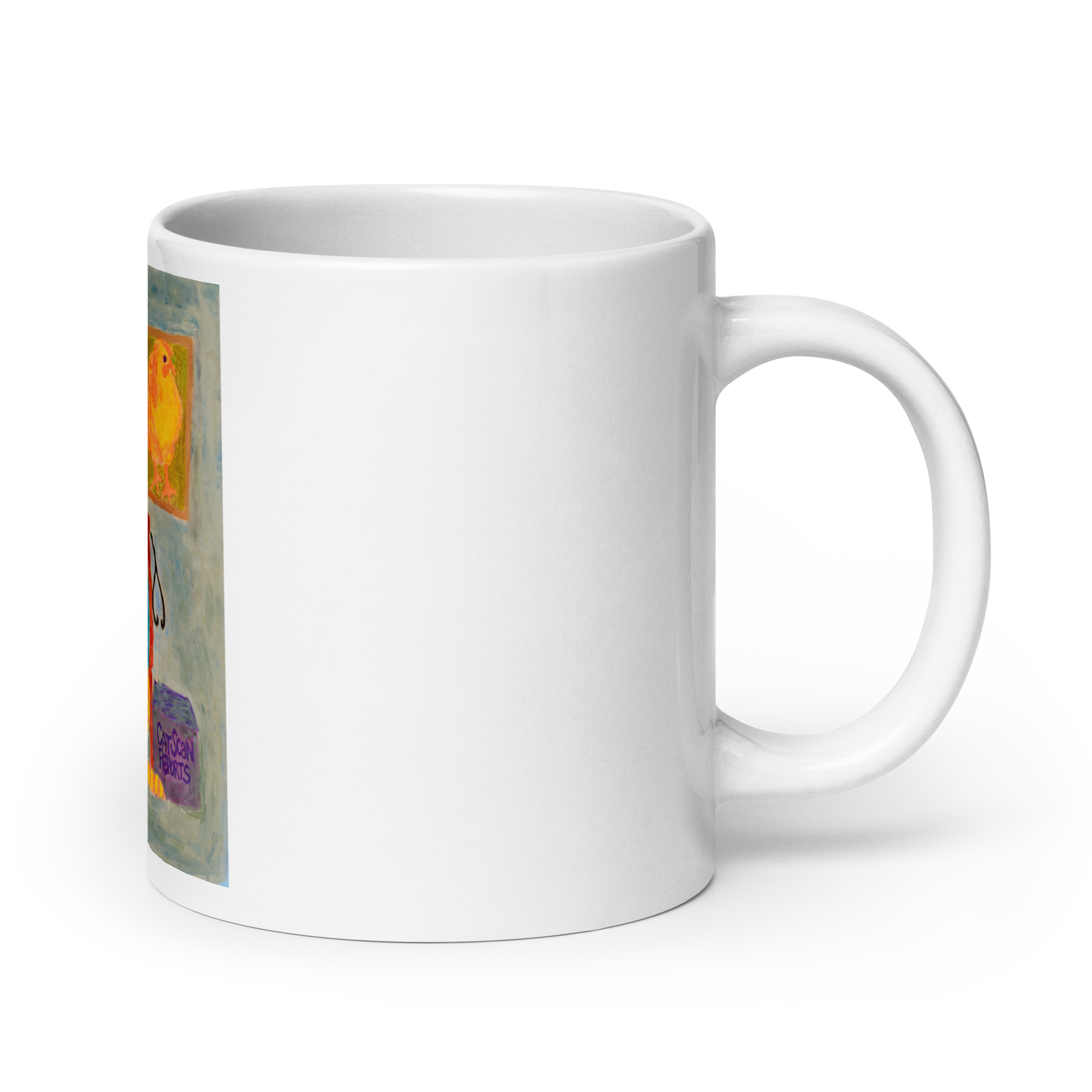 Charlie doing paperwork Mug - Image 3