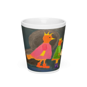 Freddy explains cat scans (Latte mug)
