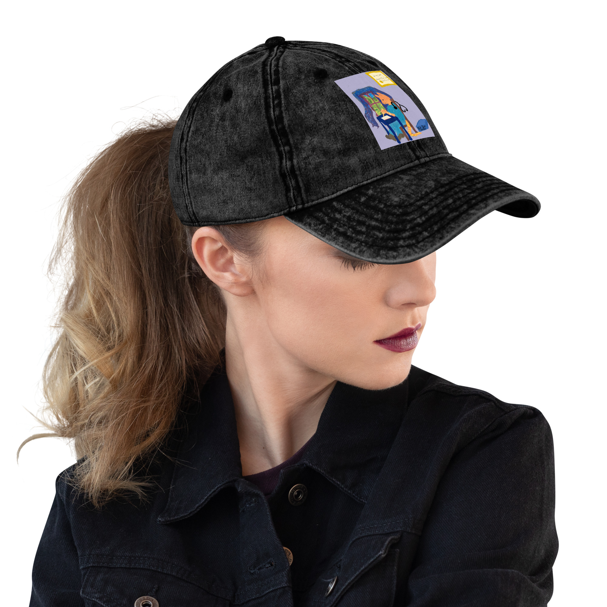 Vintage Cotton Twill Cap - Image 3