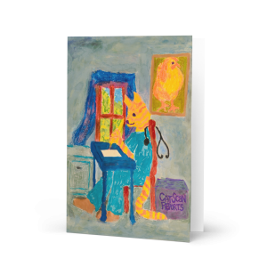 Cat scan reports (Greeting card)