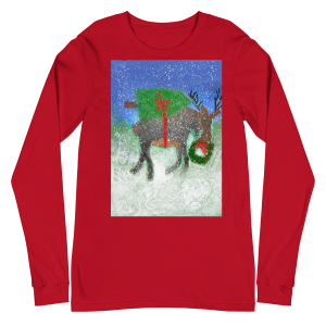 Moose Delivering Christmas