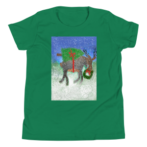 Moose Delivering Christmas (Youth Tee)